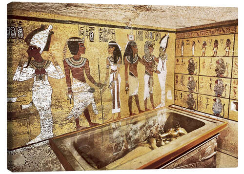 Canvas print Grave of Tutankhamun in the Valley of the Kings