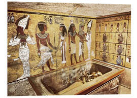 Foam board print Grave of Tutankhamun in the Valley of the Kings