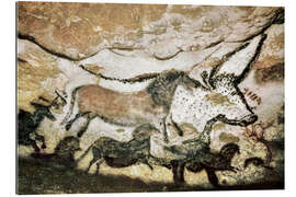 Gallery print Cave paintings in the cave of Lascaux