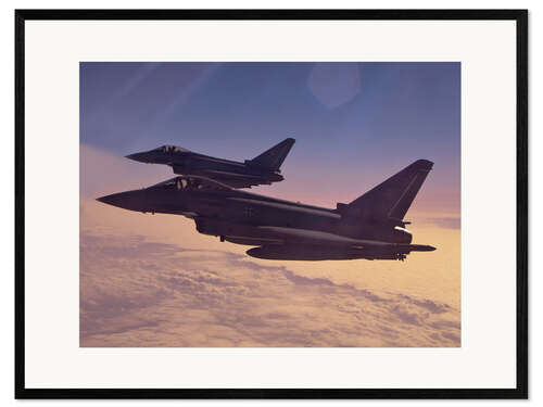 Kehystetty taidepainatus German Eurofighter Typhoons