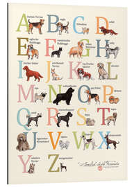 Magnettafel Hunde-ABC