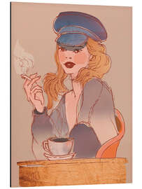 Magnettafel Coffee and Cigarettes