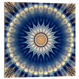 Gallery print Mandala blue