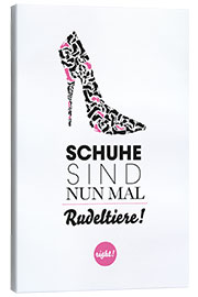 Obraz na płótnie  Schuhe / Shoes (German) - Formart - Zeit für Schönes!