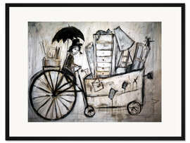 Gerahmter Kunstdruck Umzug