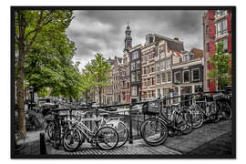 Gerahmter Kunstdruck Amsterdam Bloemgracht