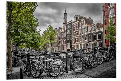 PVC print Amsterdam Flower Canal / Bloemgracht