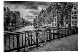 Stampa su vetro acrilico  Amsterdam Emperor&#039;s Canal / Keizergracht - Melanie Viola
