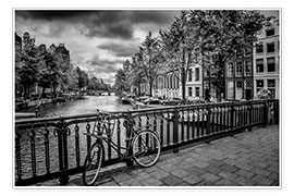 Póster  Amsterdam Emperor's Canal / Keizergracht - Melanie Viola