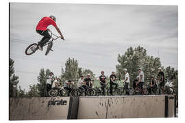 Magnettafel BMX-Sprung