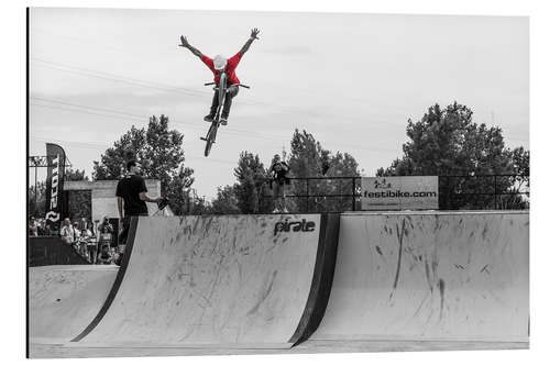 Aluminium print BMX Freestyle