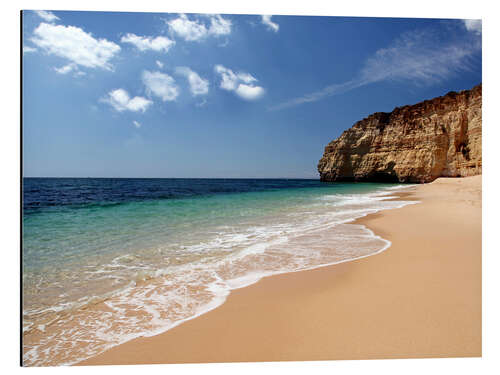 Stampa su alluminio Spiaggia dell'Algarve, sud del Portogallo