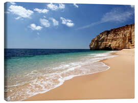 Stampa su tela Spiaggia dell'Algarve, sud del Portogallo