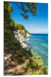 Galleritryck Chalk cliff on the island Ruegen in Germany III