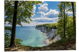 Gallery print Chalk cliff on the island Ruegen, Germany I