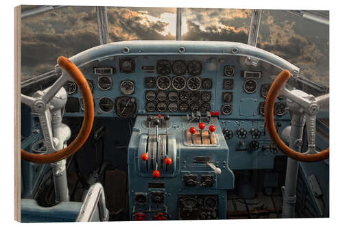 Holzbild Cockpit