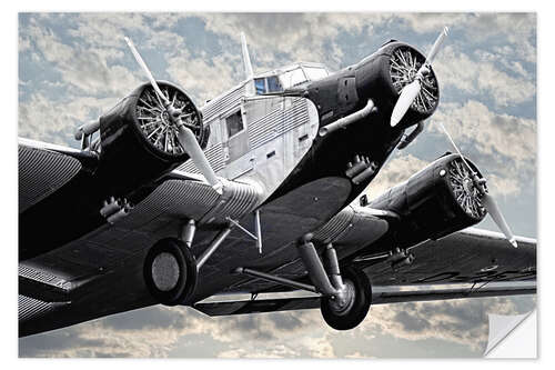 Sticker mural Junkers Ju 52