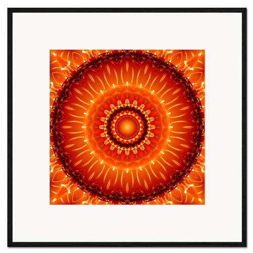 Framed art print Mandala independence