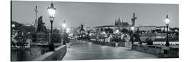 Aluminium print Prague Charles Bridge