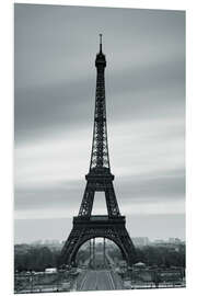 Foam board print Eiffel Tower, Paris