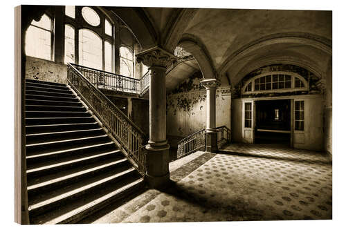 Hout print Beelitz Sanatorium II