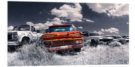 Foam board print Route66 - car dump