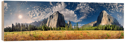 Obraz na drewnie Yosemite Valley El Capitan