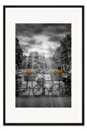 Gerahmter Kunstdruck Typisch Amsterdam II