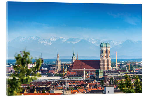 Acrylic print Alpenblick, München