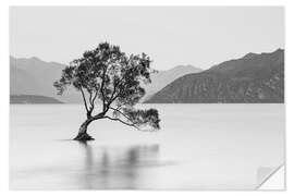 Naklejka na ścianę Lone Tree / black &amp; white