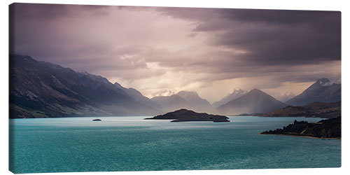 Canvas print Storm over Glenorchy