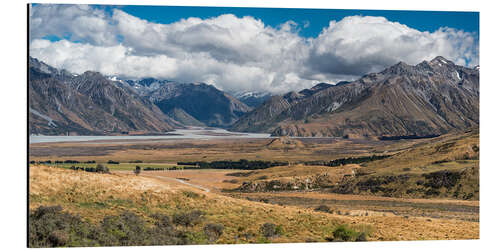 Aluminium print Edoras Panorama