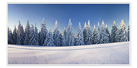 Plakat Black Forest Winter Landscape