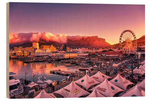 Quadro de madeira Victoria & Alfred Waterfront, Cape Town, South Africa