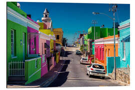 Cuadro de aluminio Bo Kaap, Cape Town, South Africa