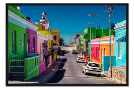 Gerahmter Kunstdruck Bo Kaap, Kapstadt, Südafrika