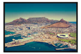 Gerahmter Kunstdruck Kapstadt, Südafrika