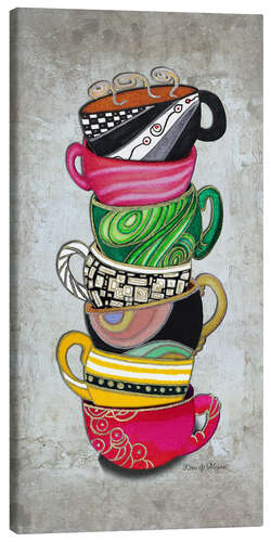 Lærredsbillede Stacked Hot Cuppa Collection 2