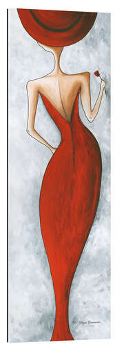 Galleritryk Lady in red