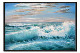 Gerahmter Kunstdruck Morgenwind