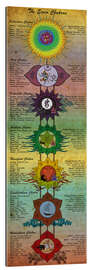 Gallery Print The Seven Chakras (Englisch)