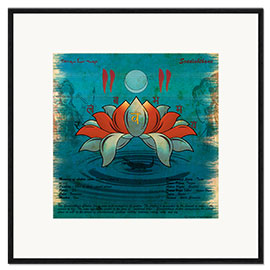 Framed art print Svadishthana Chakra Yoga Poster