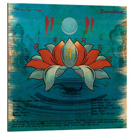 Magnettafel Svadishthana Chakra (engl. Text)