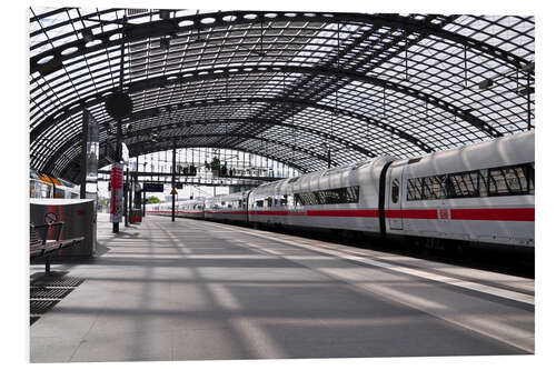 PVC print White train at Berlin Central Station