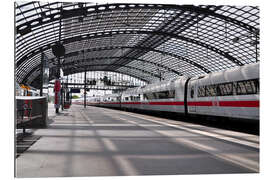 Tableau en plexi-alu Quai de gare à Berlin