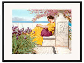 Gerahmter Kunstdruck Unter Blüten