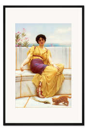 Gerahmter Kunstdruck Nichtstun