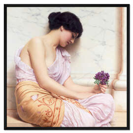 Gerahmter Kunstdruck Veilchen, süße Veilchen