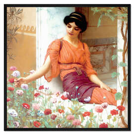 Gerahmter Kunstdruck Sommerblumen