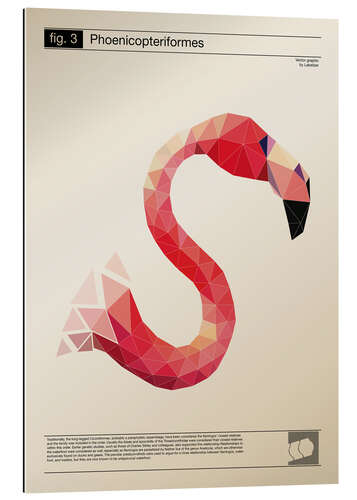 Galleriprint fig3 Polygonflamingo Poster